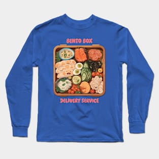 Bento Box Kawaii Sushi Long Sleeve T-Shirt